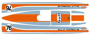 01065 GULF PORSCHE