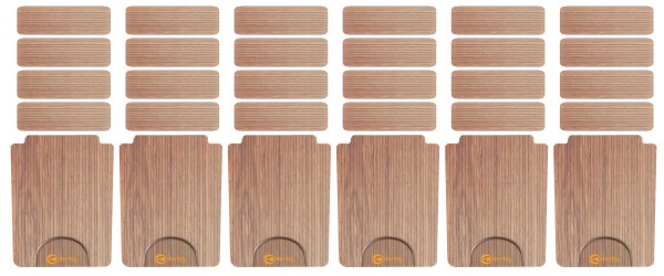 Patches Set Wood